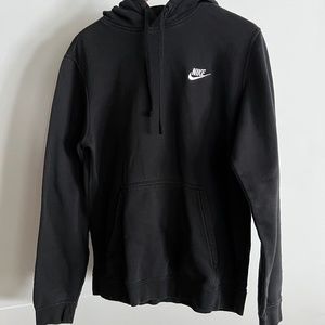 Nike Club Fleece Pullover Hoodie | Mens M | Black